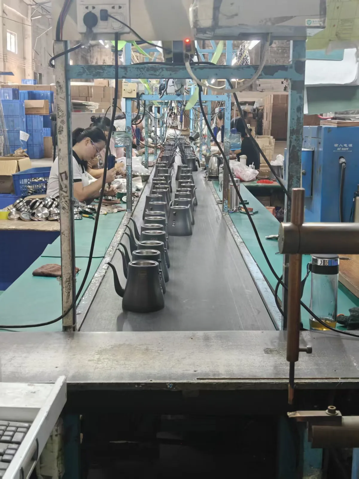 Electric kettle assembly line